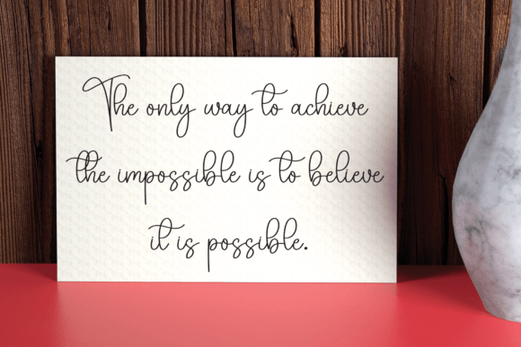 Christmas Believe Font - Preview 2