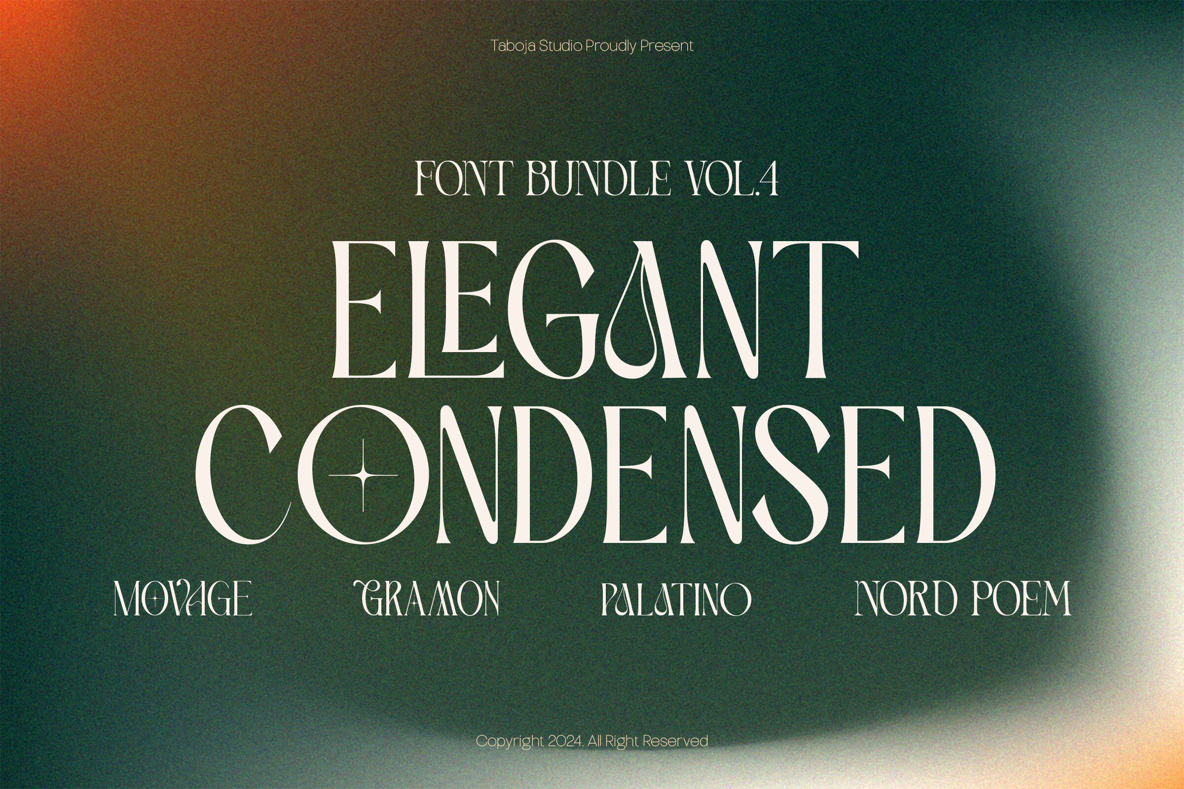 Elegant Condensed Bundle Vol IV font preview