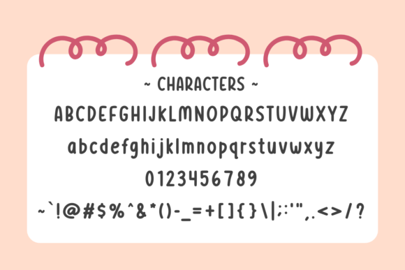 Gothic Hearts Font PNG with transparent background - Preview 2