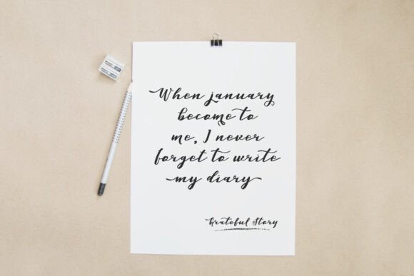 Grateful Story Font - Preview 3