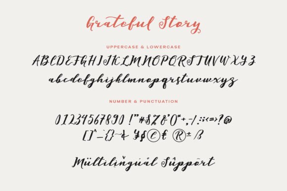 Grateful Story Font - Preview 6