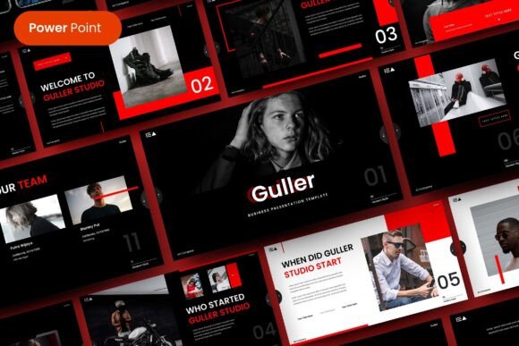 Preview of Guller – Business PowerPoint Template PowerPoint template