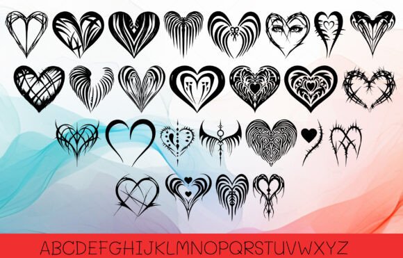 Heart African Tribal Font - Preview 1