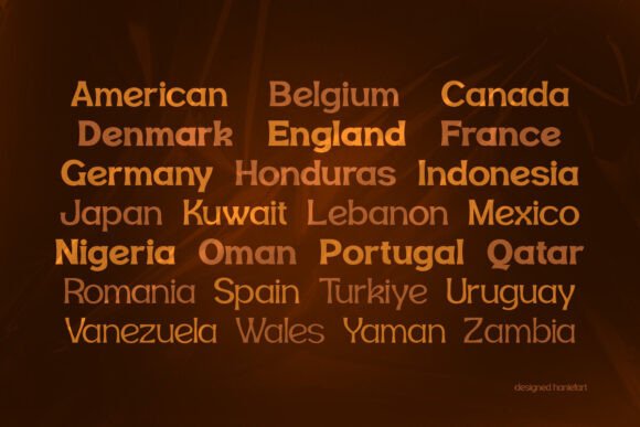 Hospitable Font PNG with transparent background - Preview 2