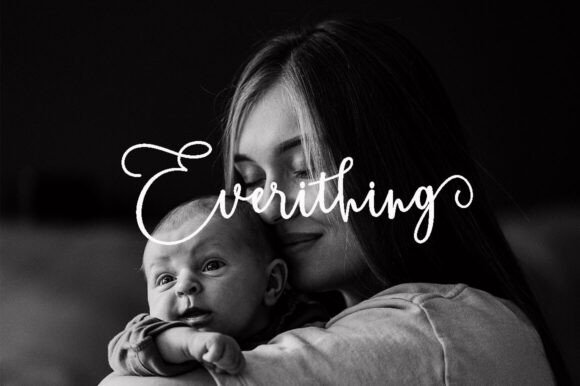 Hunthingline Script Font font preview - 1