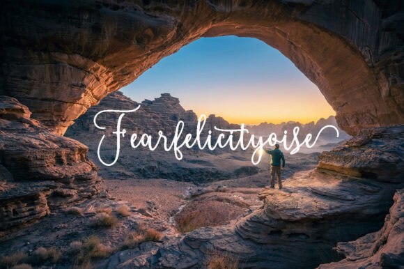Hunthingline Script Font font preview - 4