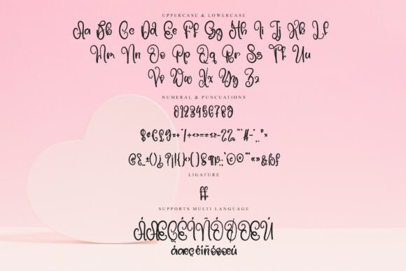 Kitty Signature Font PNG with transparent background - Preview 5