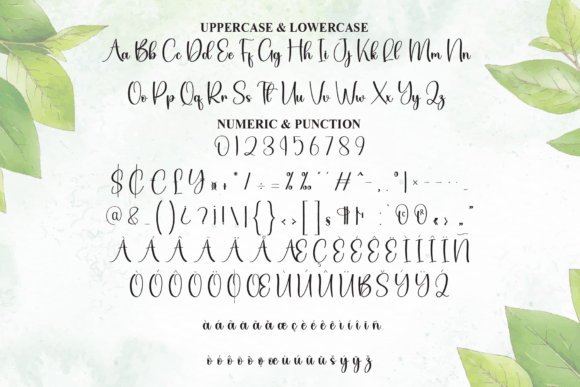 Merry Alphabet Font PNG with transparent background - Preview 6