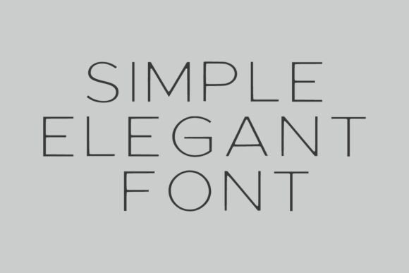 Minimalist Sans Font PNG with transparent background - Preview 3