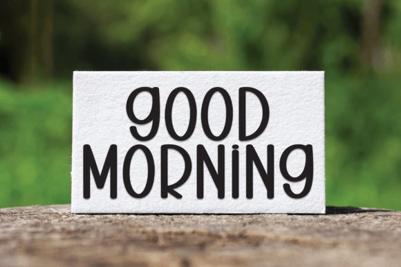 Minimalist Winterday Font PNG with transparent background - Preview 4