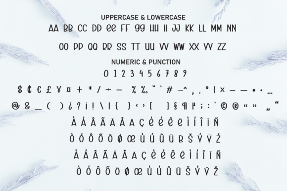 Minimalist Winterday Font PNG with transparent background - Preview 6