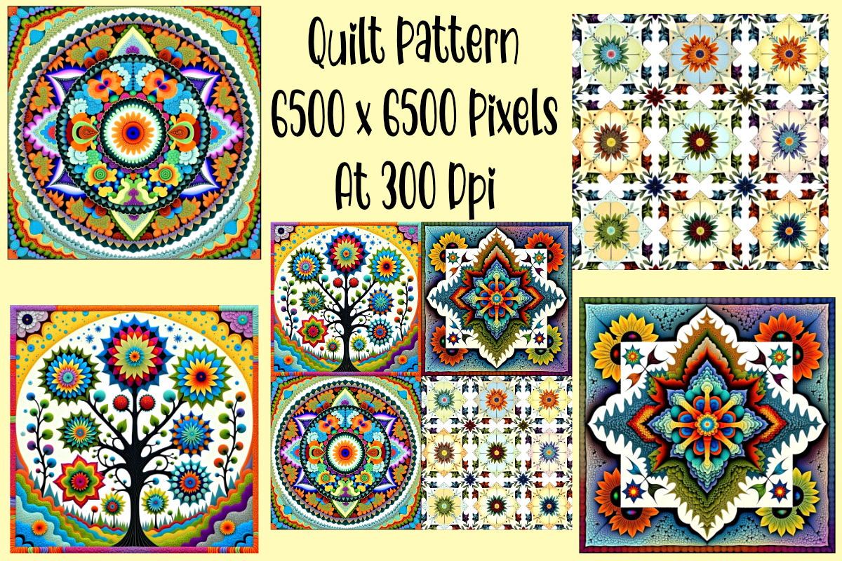 Modern Folk Art Quilt Patterns