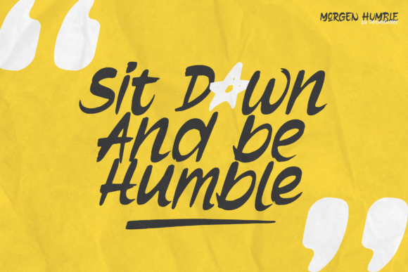 Morgen Humble Font PNG with transparent background - Preview 1