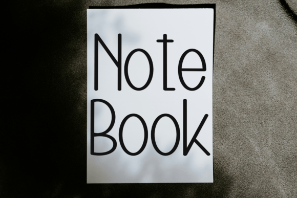 Notes Merry Font PNG with transparent background - Preview 2