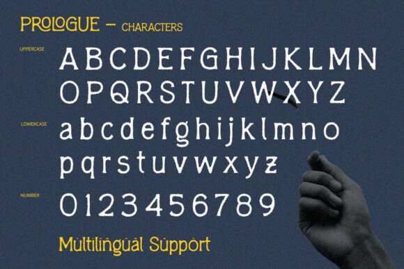 Prologue Font PNG with transparent background - Preview 6