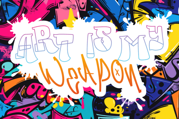 Rebel Stitch Font PNG with transparent background - Preview 1