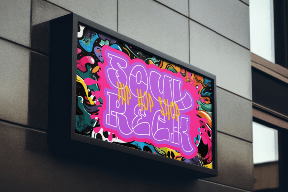 Rebel Stitch Font PNG with transparent background - Preview 5