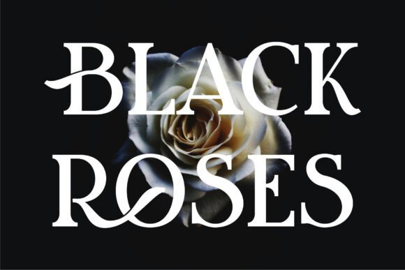Roselo Font PNG with transparent background - Preview 5