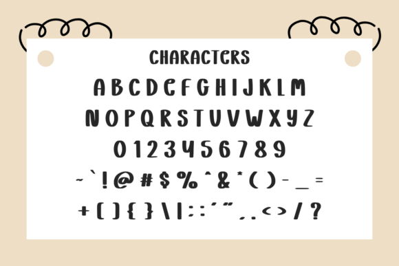 Scrap Book Font PNG with transparent background - Preview 2