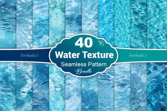 Water Seamless Pattern Graphic Patterns By Forhadx5