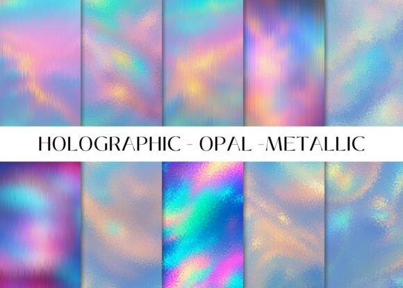 40 Metallic Texture Digital Paper