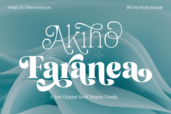 Akiho Faranea Serif Font By Differentialtype