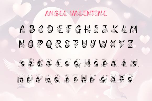Angel Valentine Font - Preview 2