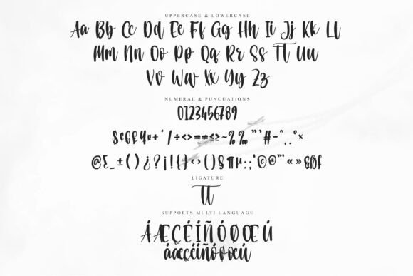 Back Snowty Font - Preview 5