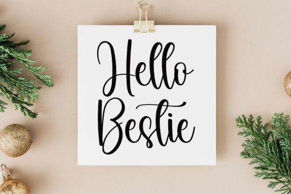 Bestie Handsome Font - Preview 2