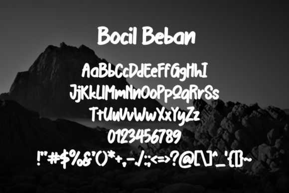 Bocil Beban Font - Preview 1