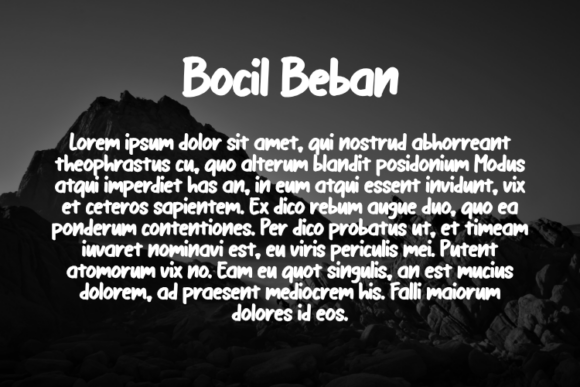 Bocil Beban Font - Preview 2