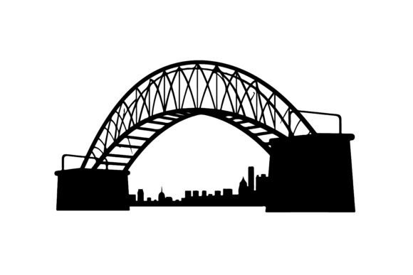 Bridge Silhouette, Architecture, Structu Graphic by fijulanam468 ...