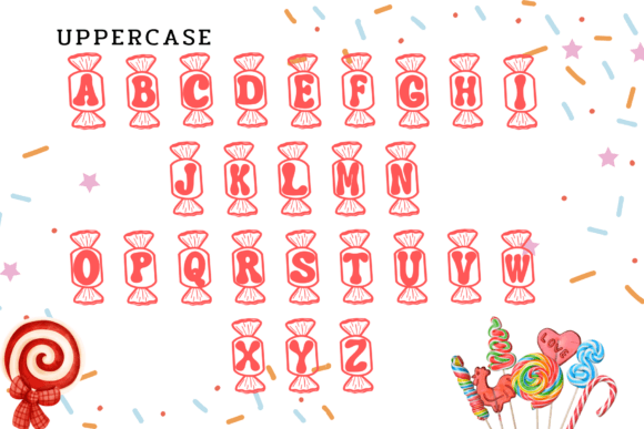 Candy New Year Font - Preview 1