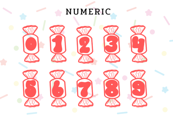 Candy New Year Font - Preview 3