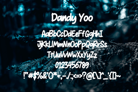 Dandy Yoo Font - Preview 1