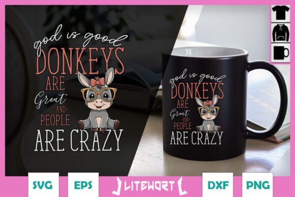 Sarcastic Donkey SVG Bundle Bundle · Creative Fabrica