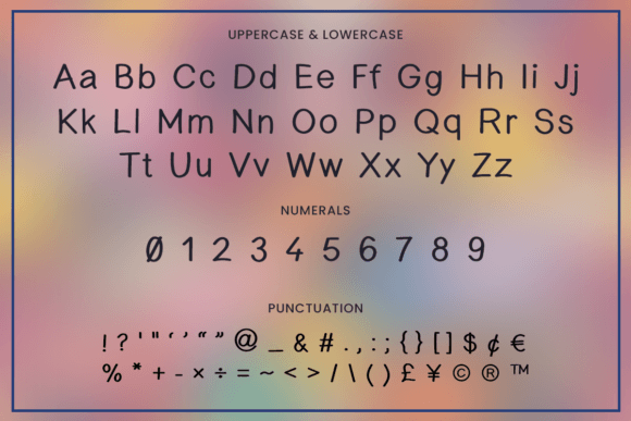 Fiume Minimalist Font - Preview 1