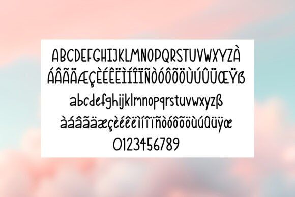 Frisky Emma Font PNG with transparent background - Preview 3