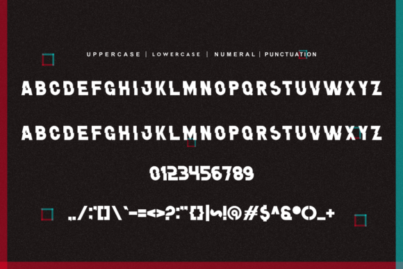 Glitch Exsand Font - Preview 4