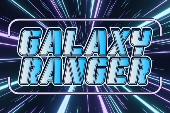 Light Speed Font PNG with transparent background - Preview 4