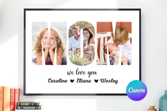 MOM Photo Collage Canva Template