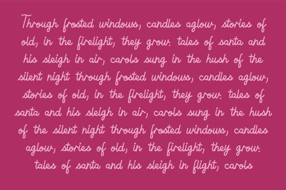 Mistletoe Kisses Font PNG with transparent background - Preview 1