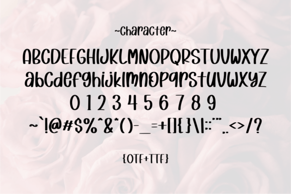 Romantic Gateway Font PNG with transparent background - Preview 2