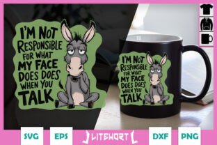 Sarcastic Donkey SVG Bundle Graphic by Litewort · Creative Fabrica