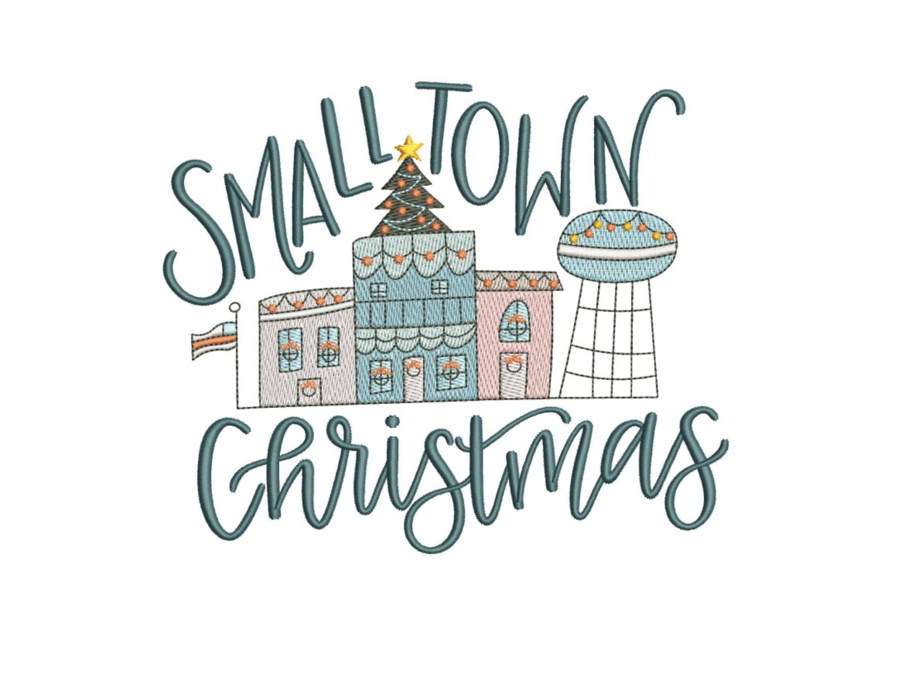 Small Town Christmas · Creative Fabrica