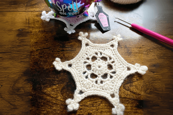 Snowflake Coaster Crochet Pattern