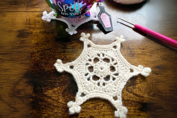 Snowflake Coaster Crochet Pattern