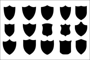 Unique Shield Logo Vector Collection Graphic by BINDASBIPLOB · Creative ...