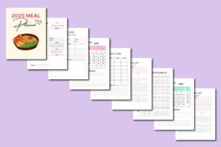 2025 Meal Planner Canva KDP Graphic by Lavlu Creative Zone · Creative ...