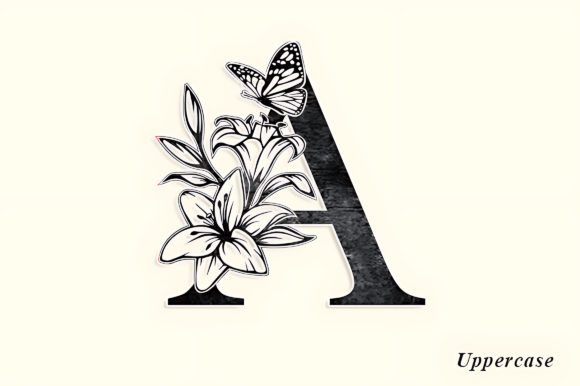 Betty Flowers Monogram Font - Preview 4